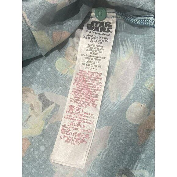 Disney Star Wars Under the Twin Suns by Jeff Granito Button-Up Shirt Mens Size S - Picture 7 of 9